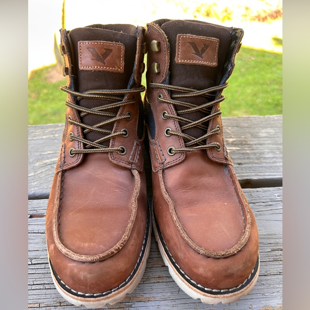Men’s leather waterproof casual boots - Picture 4 of 10